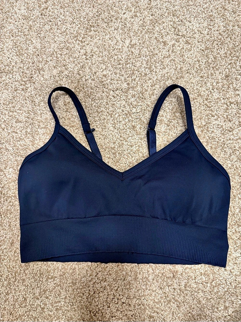 Lululemon Ebb to Street Bra C/D Navy Size 6